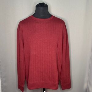 Express Men's Maroon Sweater Size Medium